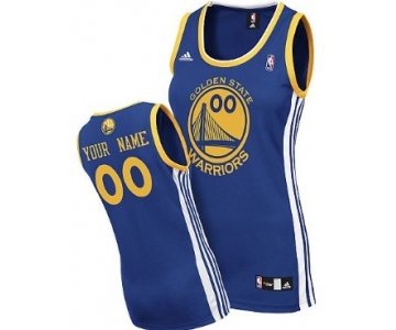 Womens Golden State Warriors Customized Blue Jersey