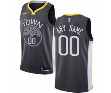 Youth Golden State Warriors Swingman Black Statement Edition Nike NBA Alternate Customized Jersey