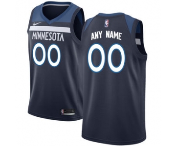 Men's Minnesota Timberwolves Nike Navy Swingman Custom Icon Edition Jersey