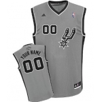 Kids San Antonio Spurs Customized Gray Jersey