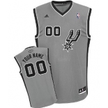 Kids San Antonio Spurs Customized Gray Jersey