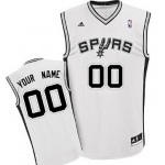 Mens San Antonio Spurs Customized White Jersey