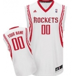 Kids Houston Rockets Customized White Jersey