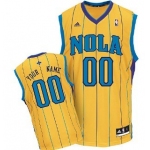 Kids New Orleans Hornets Customized Yellow Jersey