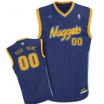 Kids Denver Nuggets Customized Navy Blue Jersey