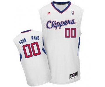 Mens Los Angeles Clippers Customized White Jersey