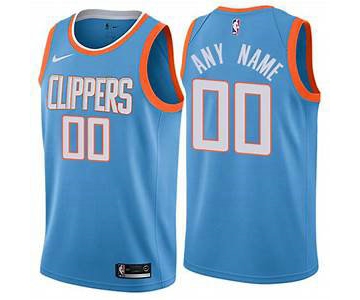 Nike Clippers Blue NBA Swingman City Edition Custom Jersey