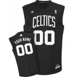 Mens Boston Celtics Customized Black Fashion Jersey