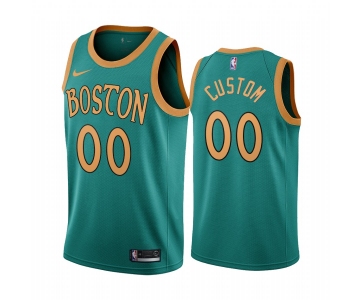 Nike Celtics Custom Green 2019-20 City Edition NBA Jersey
