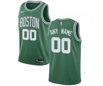 Women's Customized Boston Celtics Swingman Green Nike NBA Icon Edition Jersey