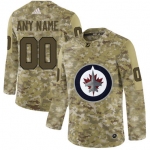 Winnipeg Jets Camo Men's Customized Adidas Jersey