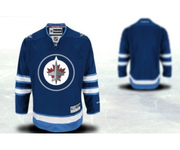 Winnipeg Jets Mens Customized 2012 Blue Jersey