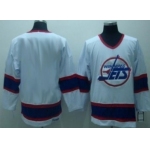 Winnipeg Jets Mens Customized White CCM Jersey