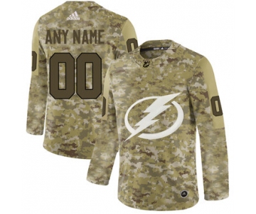 Tampa Bay Lightning Camo Men's Customized Adidas Jersey