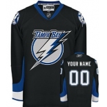 Tampa Bay Lightning Mens Customized Black Jersey