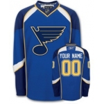 St. Louis Blues Mens Customized Blue Jersey