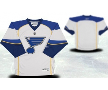 St. Louis Blues Youths Customized White Jersey