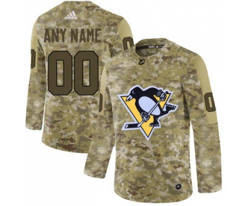 Pittsburgh Penguins Camo Men's Customized Adidas Jersey