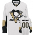 Pittsburgh Penguins Mens Customized White Jersey