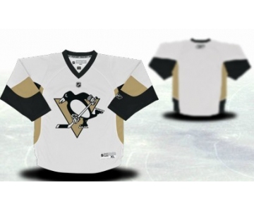 Pittsburgh Penguins Youths Customized White Jersey