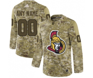 Ottawa Senators Camo Men's Customized Adidas Jersey