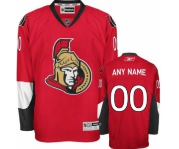 Ottawa Senators Mens Customized Red Jersey