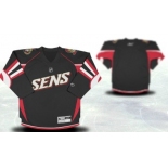 Ottawa Senators Youths Customized Black Third Jersey