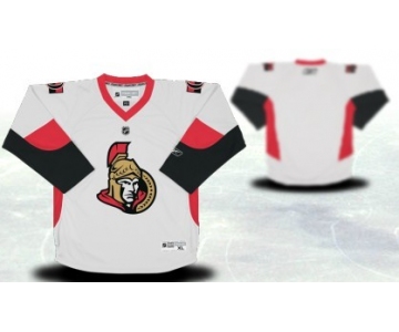 Ottawa Senators Youths Customized White Jersey