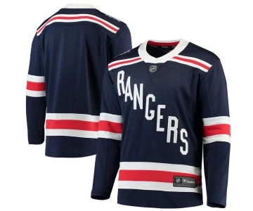 Adidas New York Rangers Navy Blue Authentic 2018 Winter Classic Stitched NHL Custom Jersey