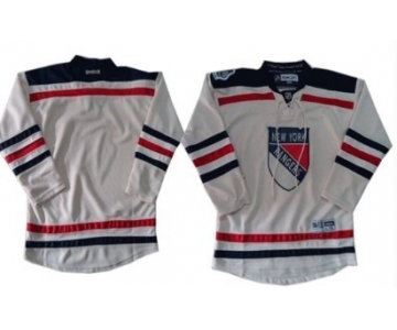 New York Rangers Youths Customized 2012 Winter Classci Cream Jersey