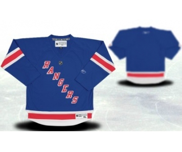 New York Rangers Youths Customized Light Blue Jersey