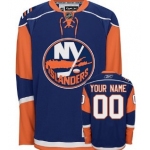 New York Islanders Mens Customized Blue Jersey