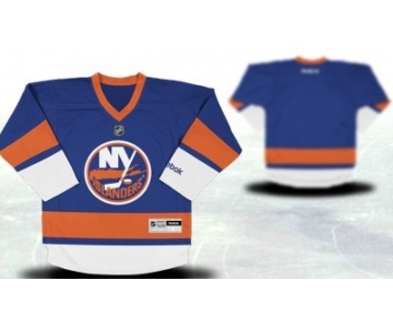 New York Islanders Youths Customized Blue Third Jersey