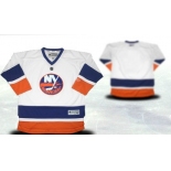 New York Islanders Youths Customized White Third Jersey