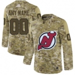 New Jersey Devils Camo Men's Customized Adidas Jersey