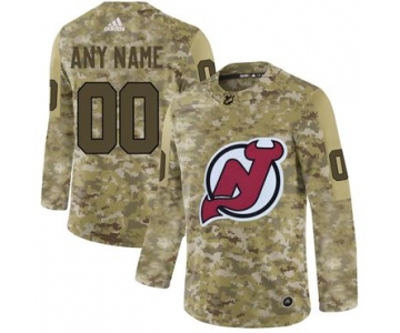 New Jersey Devils Camo Men's Customized Adidas Jersey