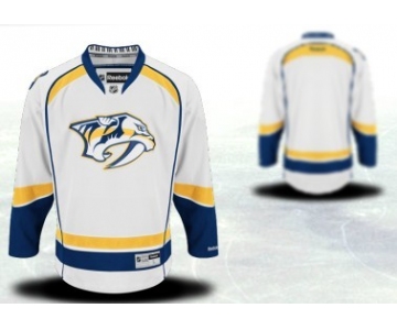 Nashville Predators Mens Customized 2012 White Jersey