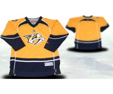 Nashville Predators Youths Customized 2012 Yellow Jersey