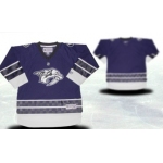 Nashville Predators Youths Customized Blue Third Jersey