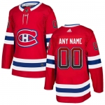 Men's Montreal Canadiens Red Customized Drift Fashion Adidas Jersey