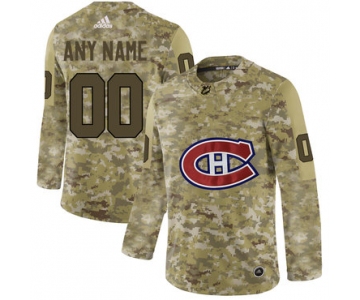 Montreal Canadiens Camo Men's Customized Adidas Jersey