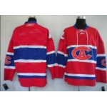 Montreal Canadiens Mens Customized Red CA Jersey