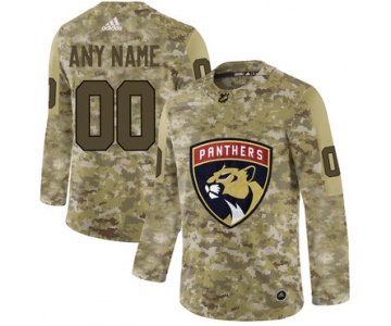 Florida Panthers Camo Men's Customized Adidas Jersey