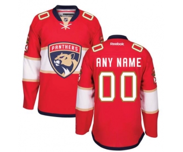 Men's Florida Panthers Reebok Red Home Premier Custom Jersey