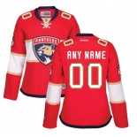 Women's Florida Panthers Reebok Red Home Premier Custom Jersey