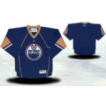 Edmonton Oilers Youths Customized Blue Thrid Jersey