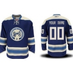 Columbus Blue Jackets Mens Customized Blue Third Jersey