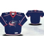 Columbus Blue Jackets Youths Customized Blue Jersey