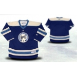 Columbus Blue Jackets Youths Customized Blue Third Jersey