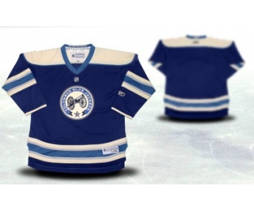 Columbus Blue Jackets Youths Customized Blue Third Jersey